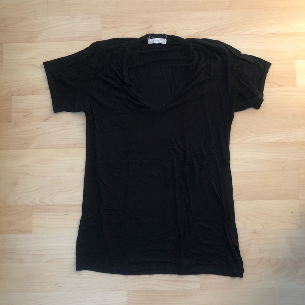 Joah Brown Black Tee